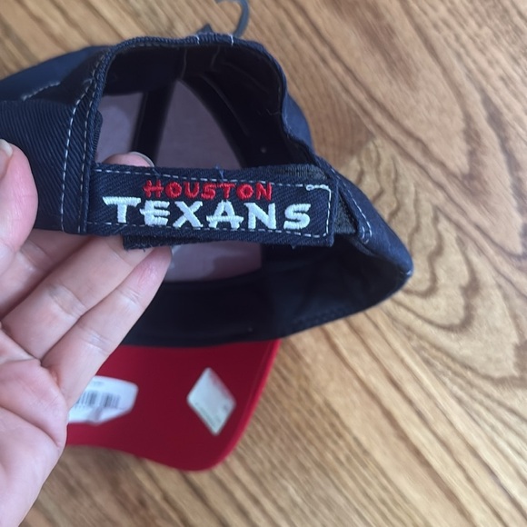 NWT Red and Blue Cap with TEXANS adjustable Velcro NFL brand - Picture 4 of 4